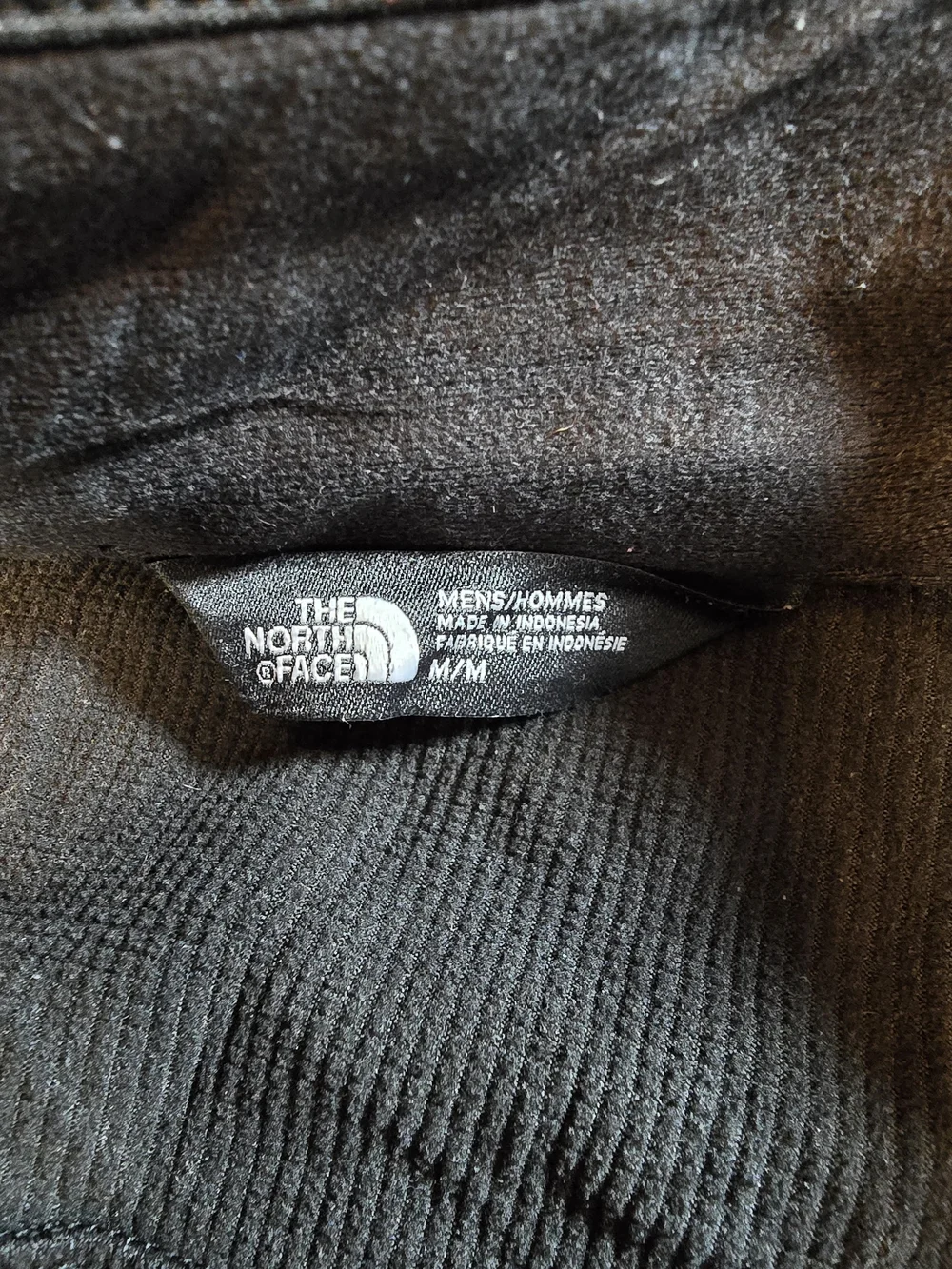 The North Face WindWall Vest Mens M Black Full Zip Softshell Logo Outdoor